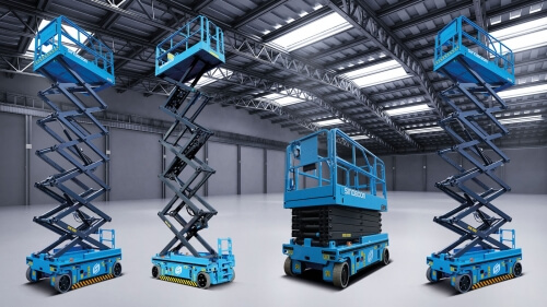 AKÜLÜ MAKASLI MANLİFT PLATFORMLAR