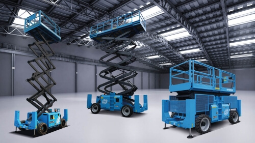 DİZEL MAKASLI MANLİFT PLATFORMLAR